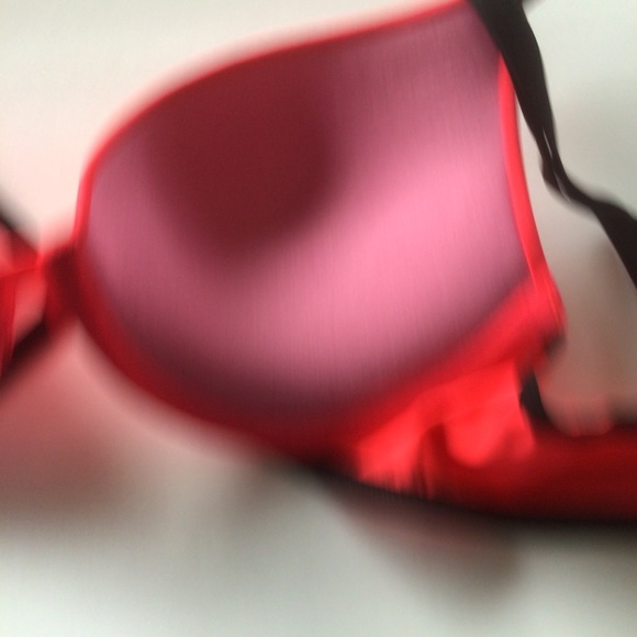 VICTORIAS SECRET PINK WEAR EVERYWHERE NEON PINK PUSH UP BRA 32B - Picture 13 of 13